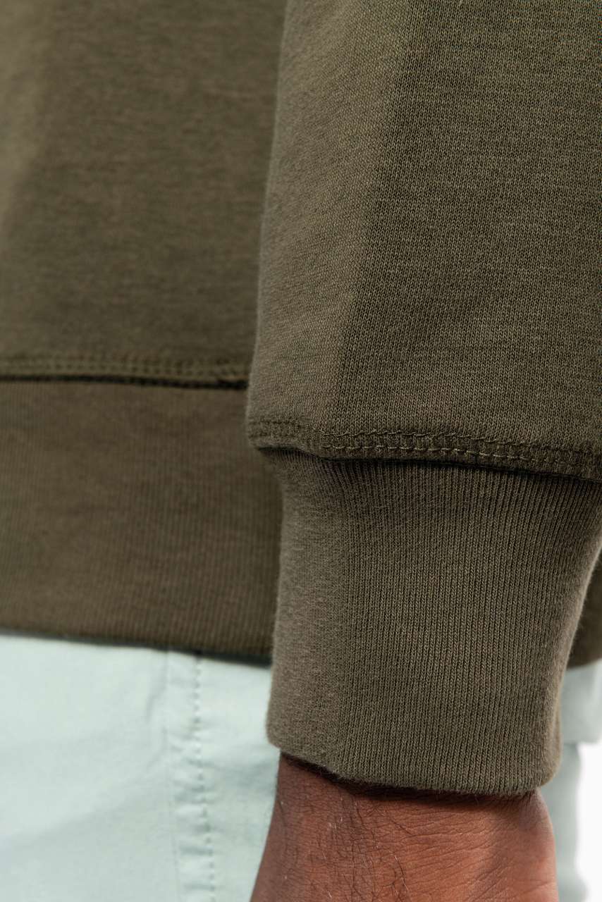 KA480 MEN'S ORGANIC COTTON CREW NECK RAGLAN SLEEVE SWEATSHIRT
