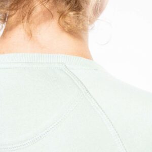 KA481 LADIES’ ORGANIC COTTON CREW NECK RAGLAN SLEEVE SWEATSHIRT