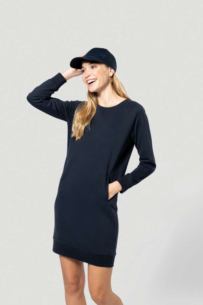 KA493 ORGANIC FLEECE LOUNGE DRESS – Obrázok 4