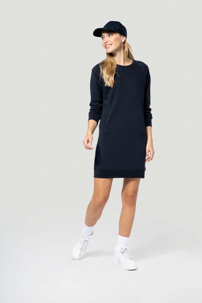 KA493 ORGANIC FLEECE LOUNGE DRESS – Obrázok 5