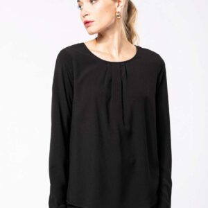 KA5003 LADIES' LONG-SLEEVED CREPE BLOUSE