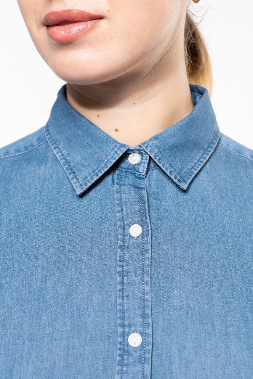 KA509 LADIES’ DENIM SHIRT