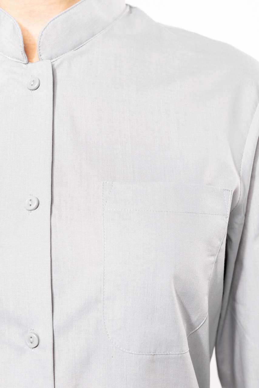 KA514 LADIES' LONG-SLEEVED MANDARIN COLLAR SHIRT – Obrázok 6