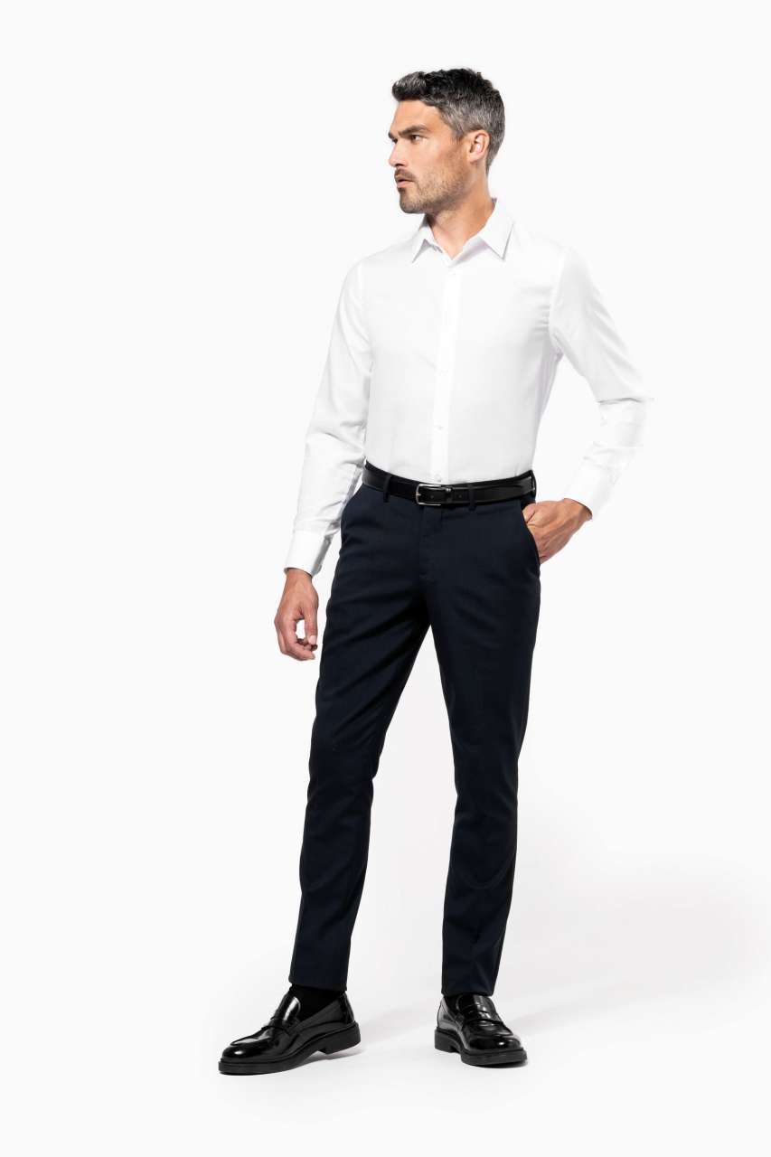 KA522 MEN'S FITTED LONG-SLEEVED NON-IRON SHIRT – Obrázok 5