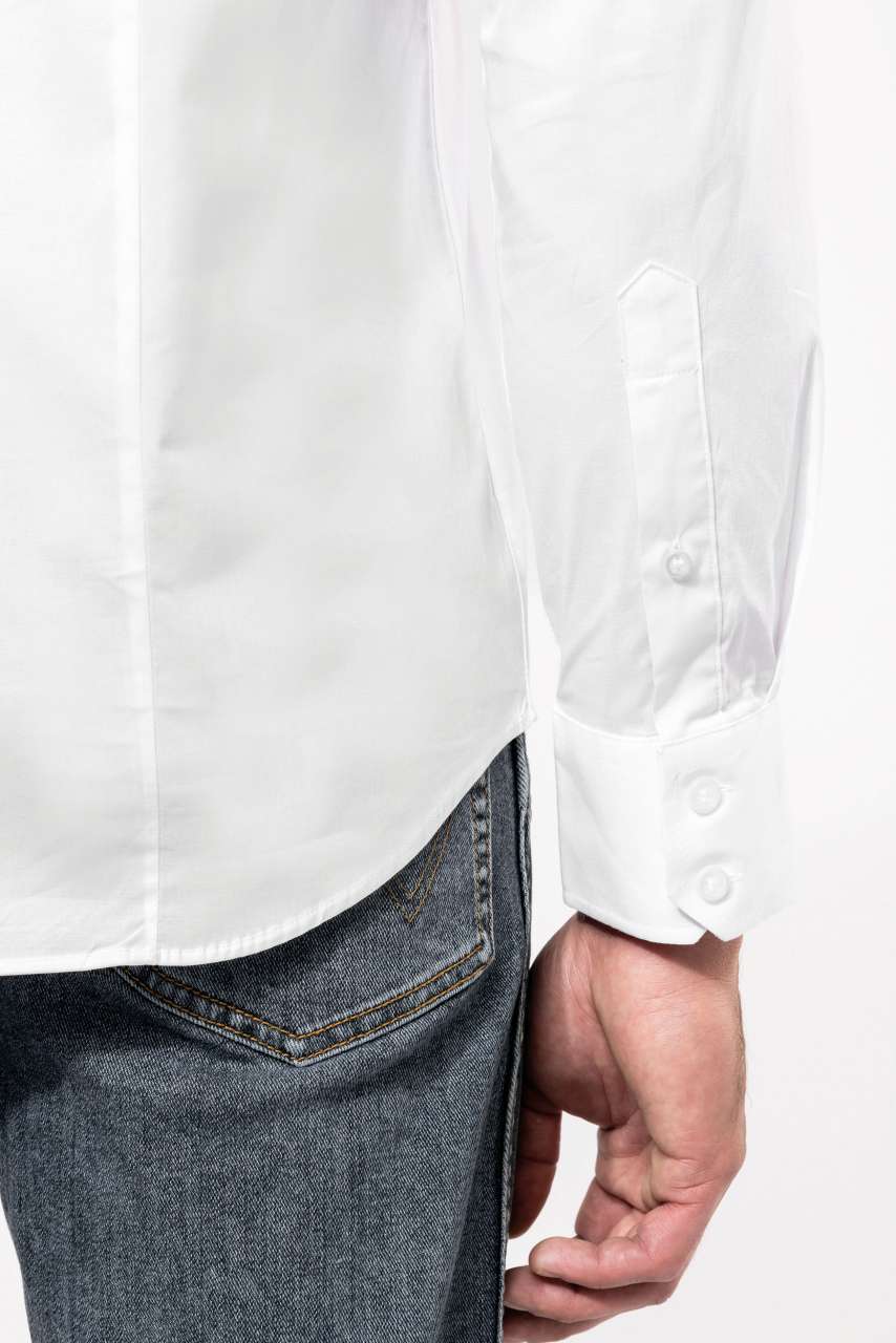 KA529 LONG-SLEEVED COTTON/ELASTANE SHIRT – Obrázok 3