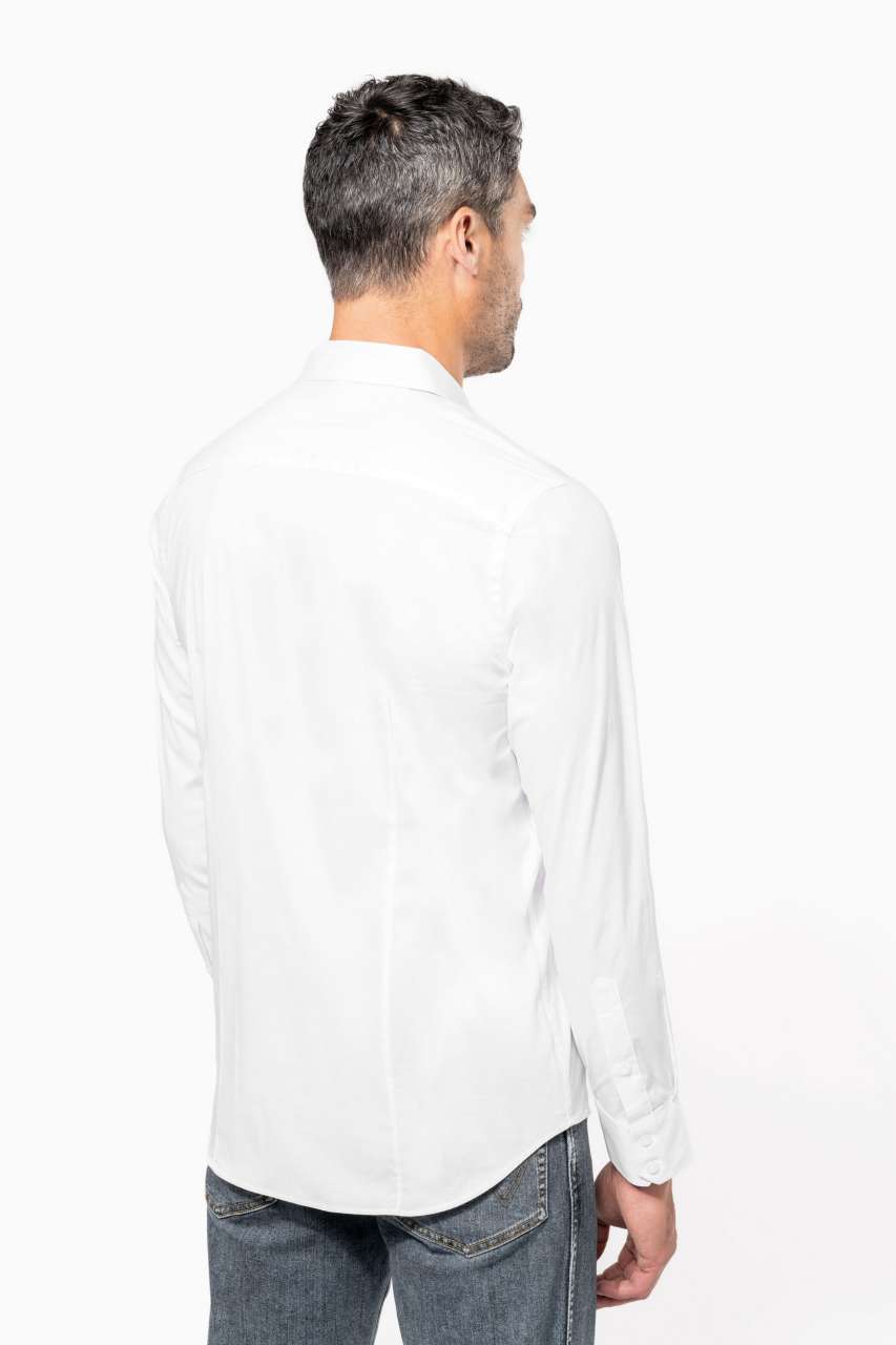 KA529 LONG-SLEEVED COTTON/ELASTANE SHIRT – Obrázok 4