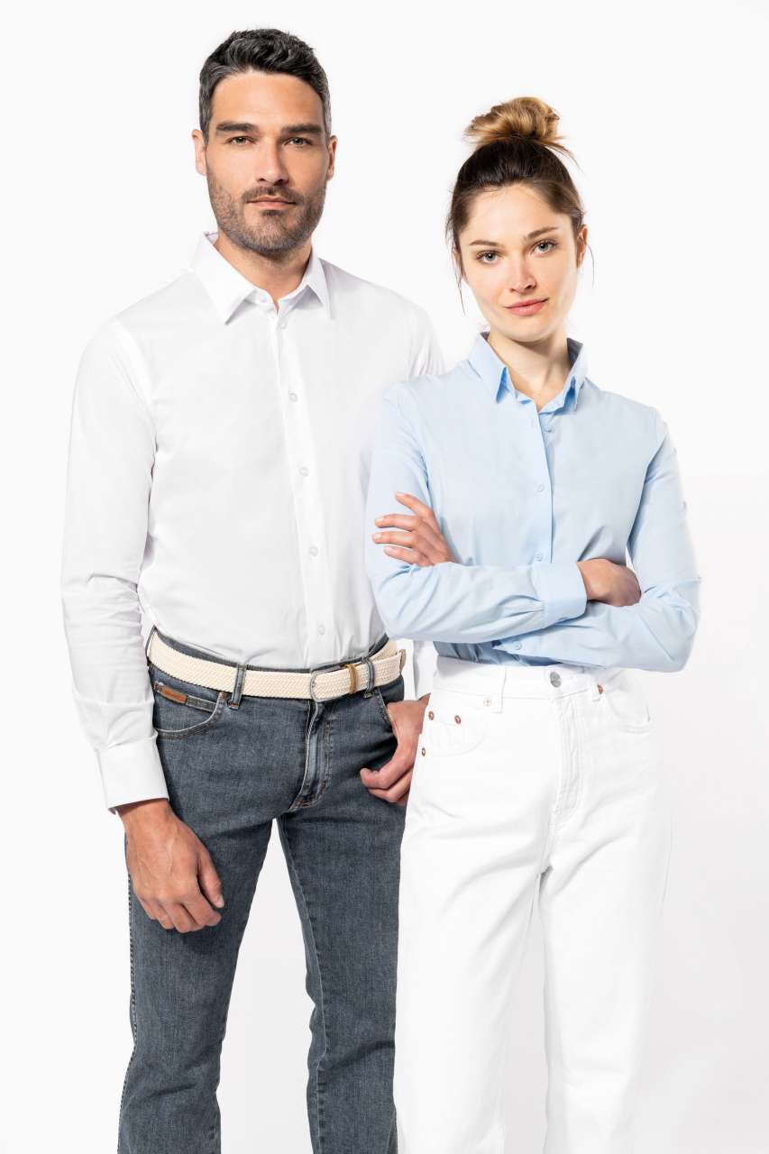 KA529 LONG-SLEEVED COTTON/ELASTANE SHIRT – Obrázok 6
