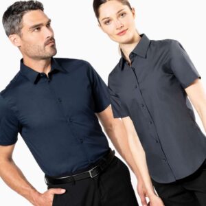 KA531 SHORT-SLEEVED COTTON/ELASTANE SHIRT