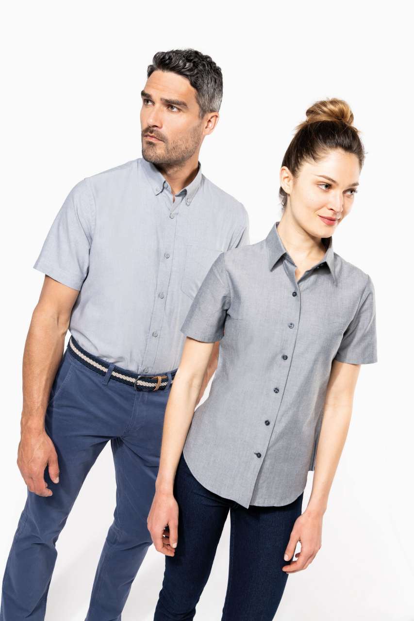 KA535 MEN'S SHORT-SLEEVED OXFORD SHIRT – Obrázok 5
