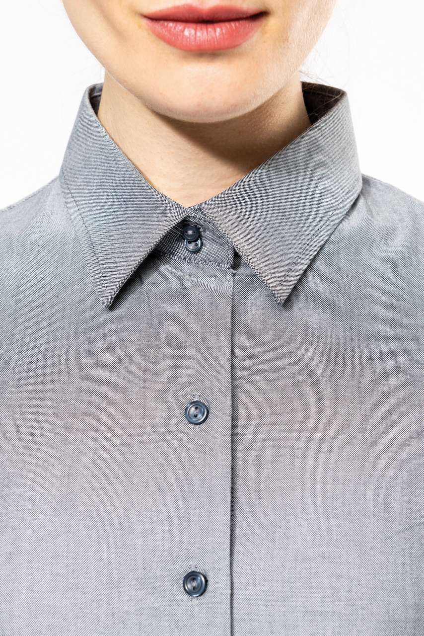 KA536 LADIES' SHORT-SLEEVED OXFORD SHIRT – Obrázok 4