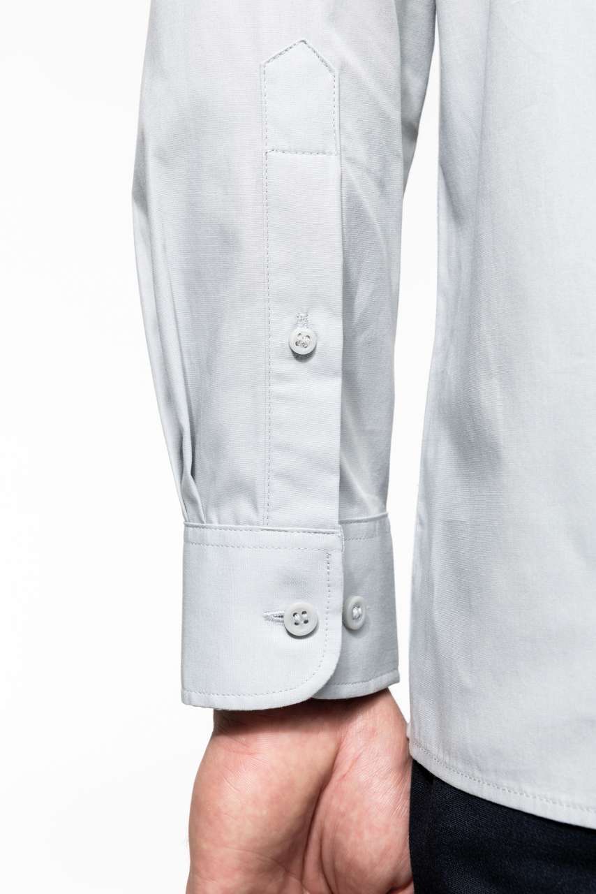 KA541 MEN'S LONG-SLEEVED COTTON POPLIN SHIRT
