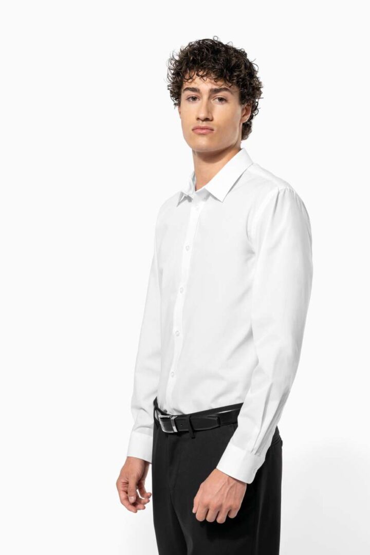 MEN’S POPLIN EASY CARE POLYCOTTON SHIRT – Obrázok 9