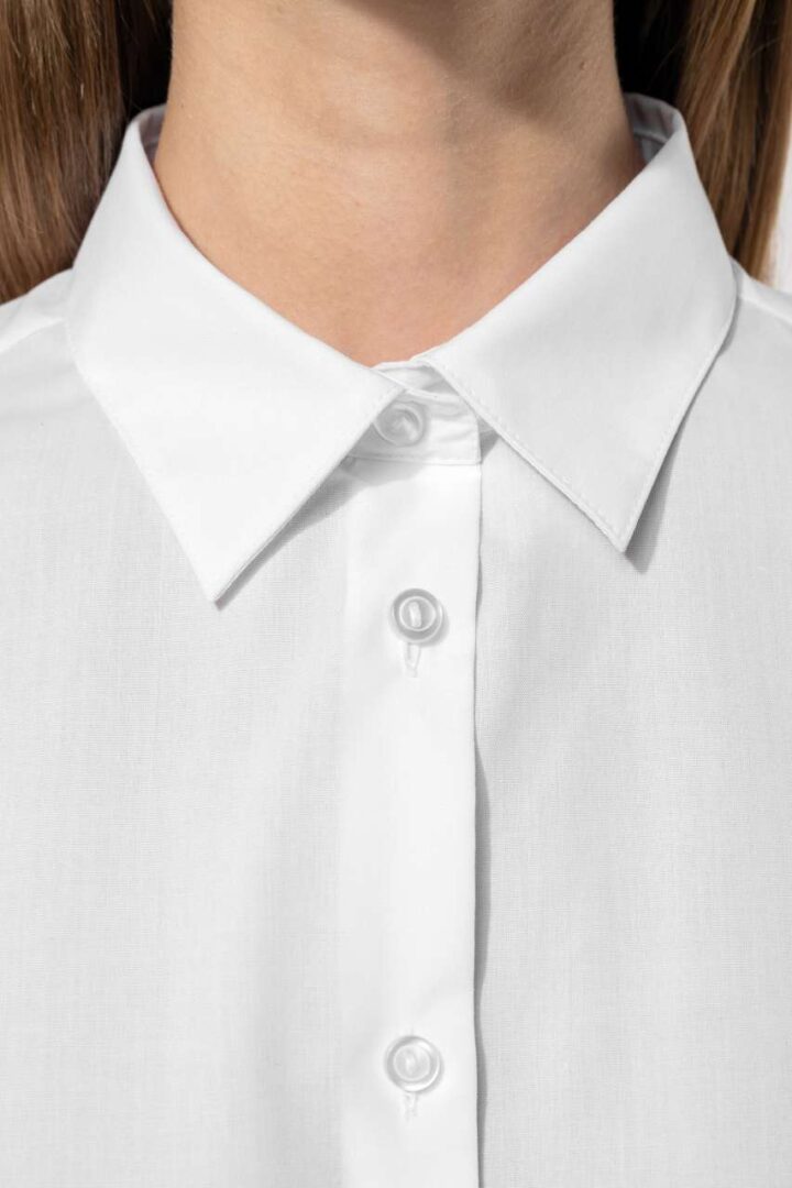 LADIES' POPLIN EASY CARE POLYCOTTON SHIRT – Obrázok 6