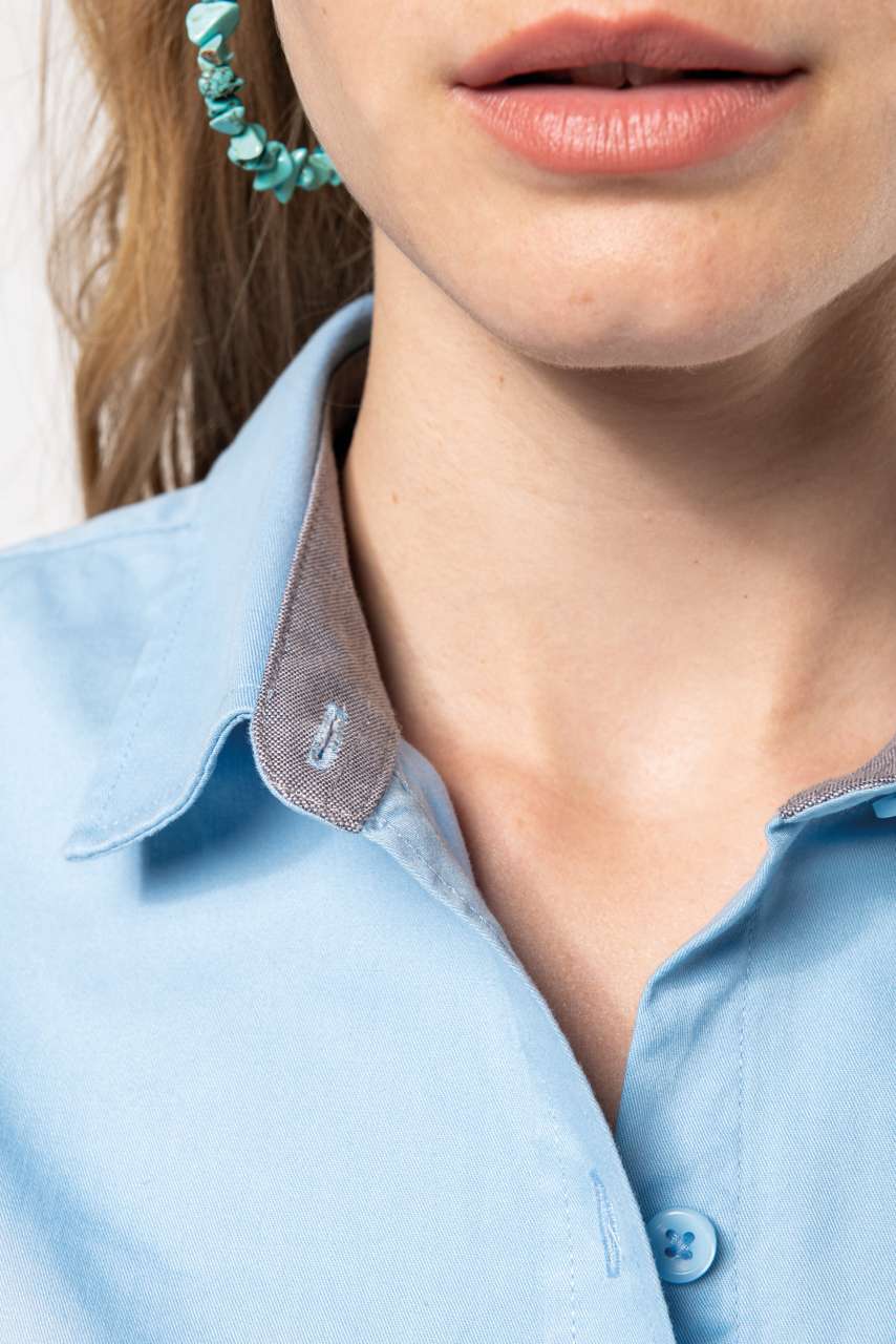 KA585 LADIES’ NEVADA LONG SLEEVE COTTON SHIRT – Obrázok 6