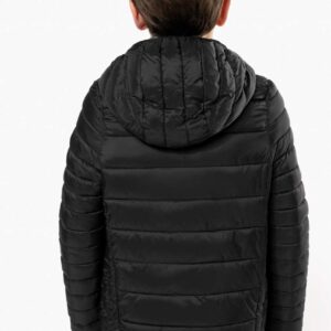 KIDS' LIGHTWEIGHT HOODED PADDED JACKET