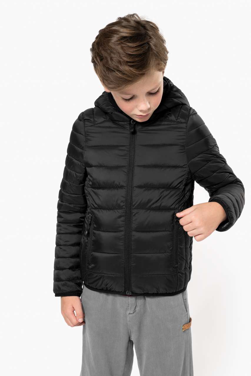 KIDS' LIGHTWEIGHT HOODED PADDED JACKET – Obrázok 8