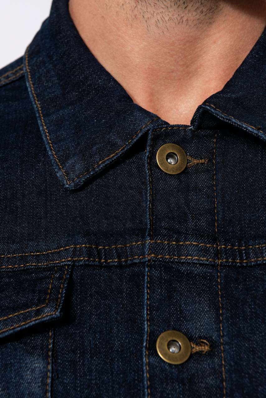 KA6136 MEN'S UNLINED DENIM JACKET – Obrázok 5