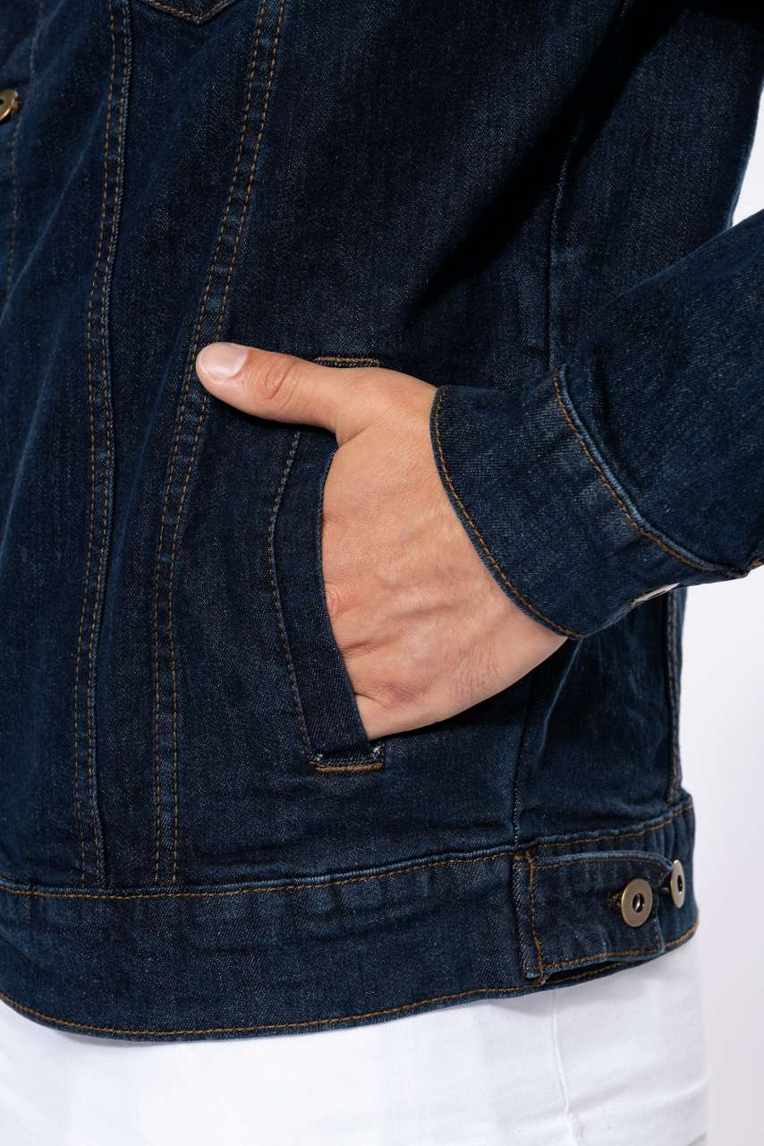 KA6136 MEN'S UNLINED DENIM JACKET – Obrázok 7