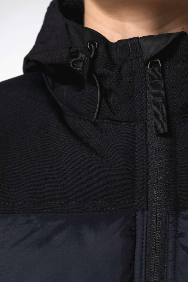 UNISEX BI-TONE PADDED JACKET WITH HOOD – Obrázok 4