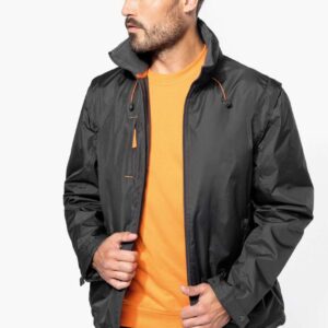 KA639 SCORE - DETACHABLE-SLEEVED BLOUSON JACKET