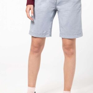 KA753 LADIES' WASHED EFFECT BERMUDA SHORTS