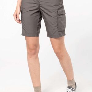 KA756 LADIES' LIGHTWEIGHT MULTIPOCKET BERMUDA SHORTS