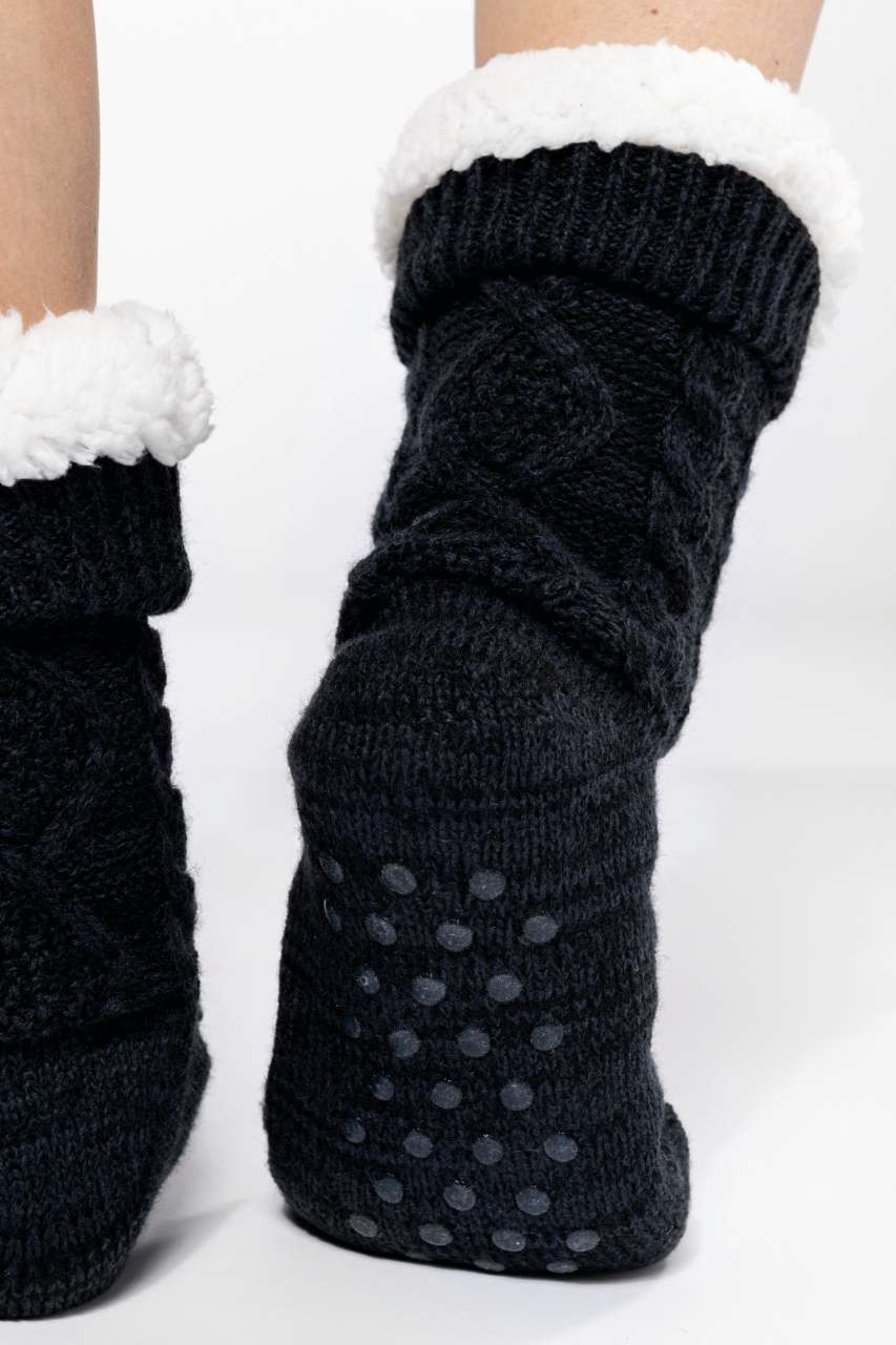 KA815 SHERPA-LINED LOUNGE SOCKS – Obrázok 3