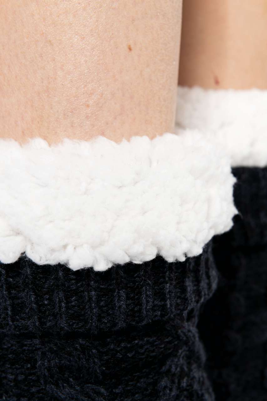 KA815 SHERPA-LINED LOUNGE SOCKS – Obrázok 4