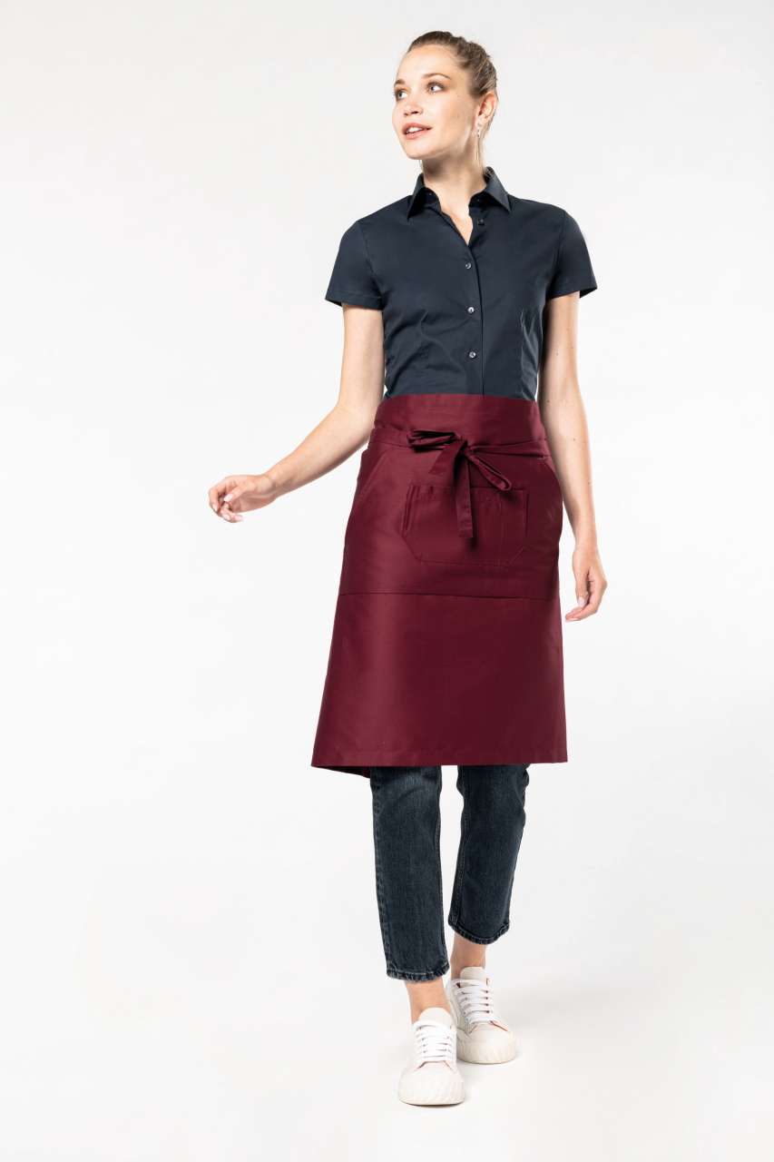 KA897 POLYCOTTON LONG APRON – Obrázok 3