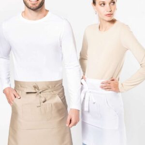 KA899 POLYCOTTON MID-LENGTH APRON