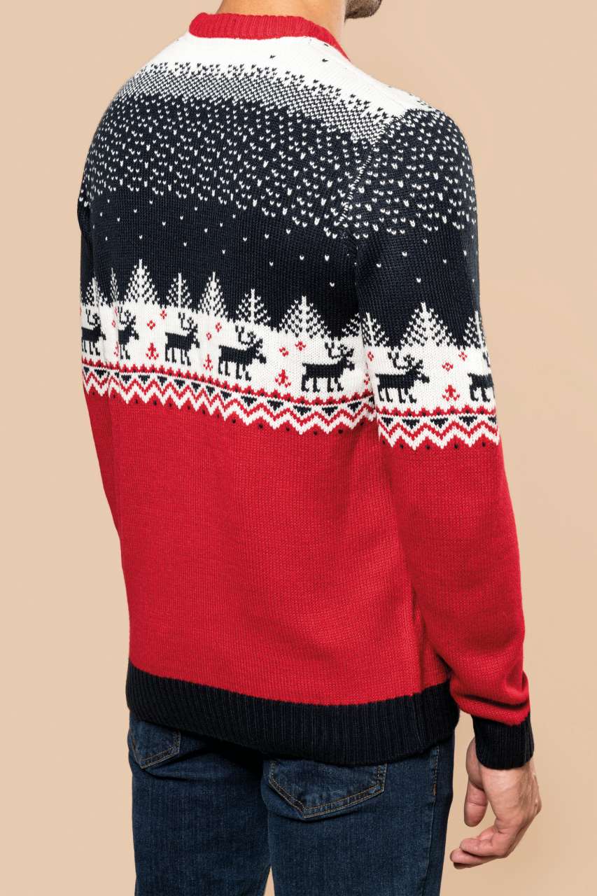KA9011 UNISEX CREW NECK CHRISTMAS JUMPER – Obrázok 2