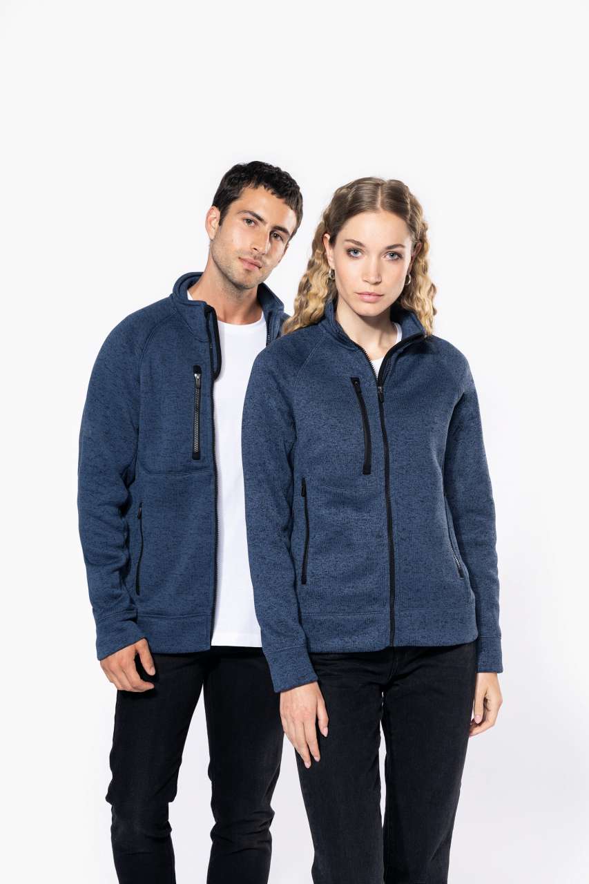 KA9107 LADIES' FULL ZIP HEATHER JACKET – Obrázok 7