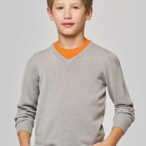 KA9109 KIDS' V-NECK JUMPER