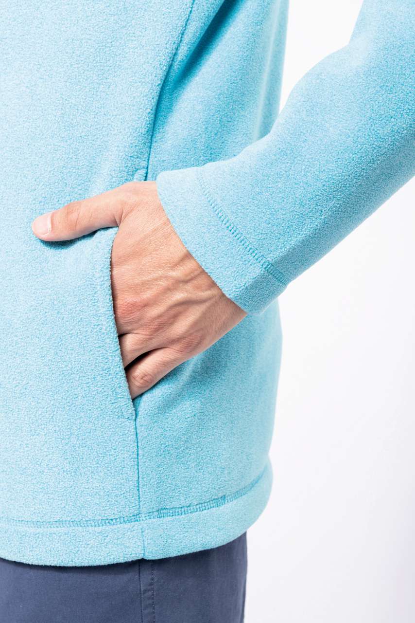 KA912 ENZO - ZIP NECK MICROFLEECE JACKET – Obrázok 6