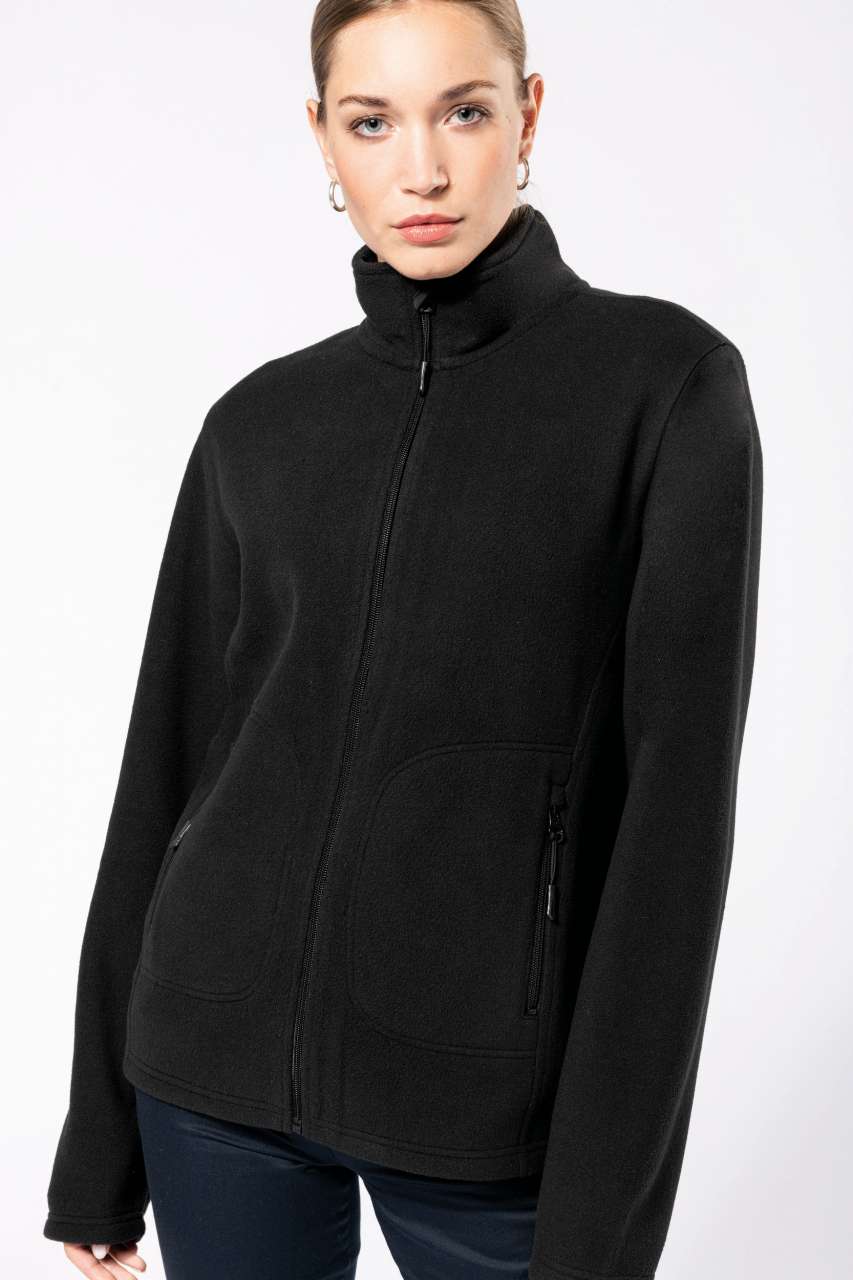 KA9121 UNISEX ECO-FRIENDLY MICRO-POLARFLEECE JACKET – Obrázok 4