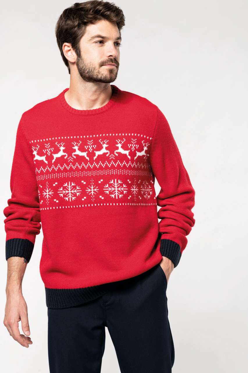 KA998 REINDEER MOTIF JUMPER – Obrázok 2