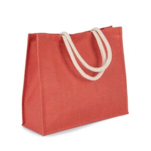 KI0219 JUTE BEACH BAG