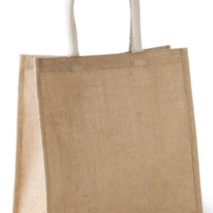 KI0274 JUTE CANVAS TOTE - LARGE