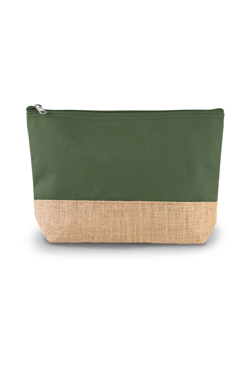 KI0276 CANVAS & JUTE POUCH