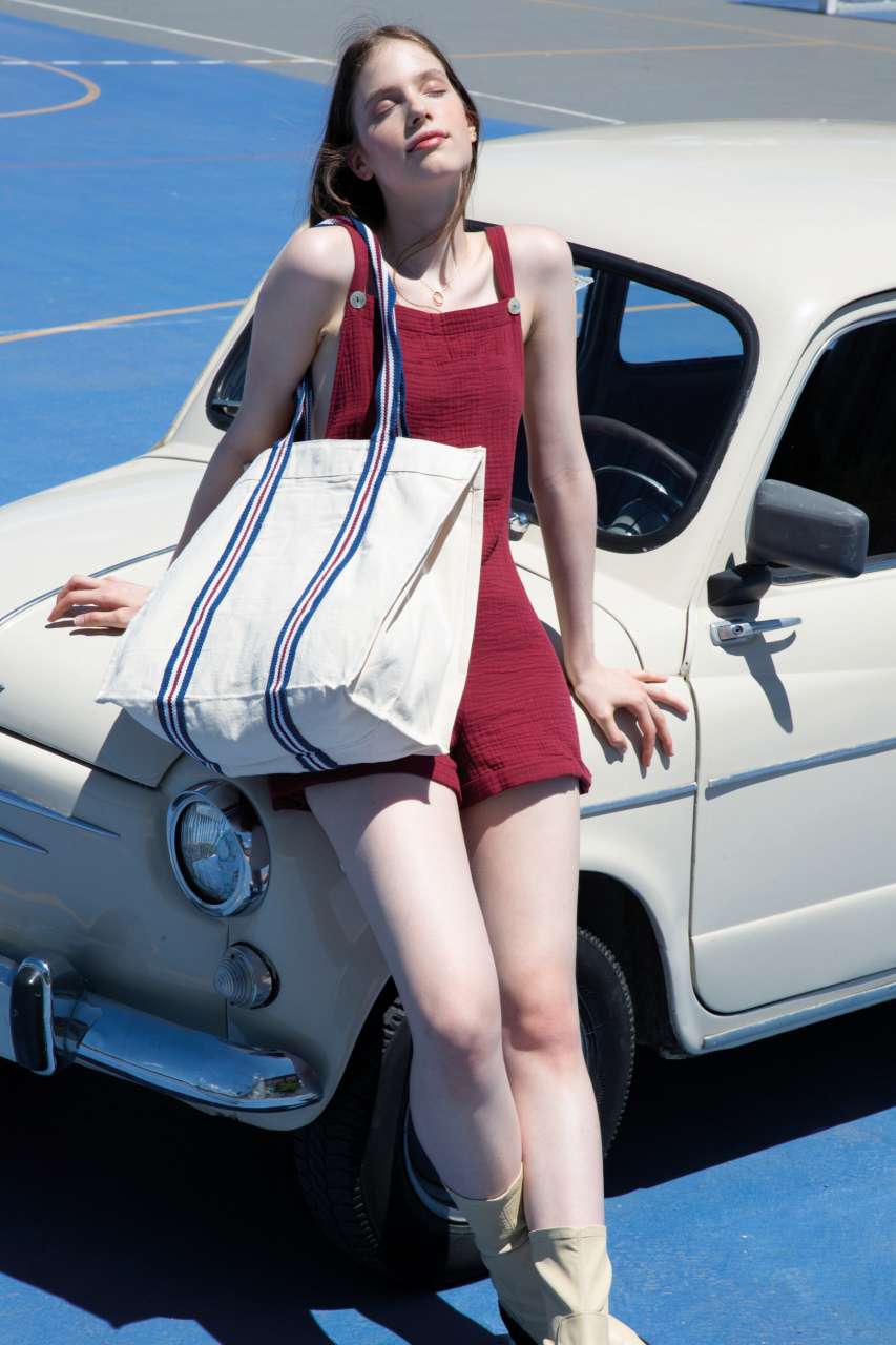 KI0279 FASHION SHOPPING BAG IN ORGANIC COTTON