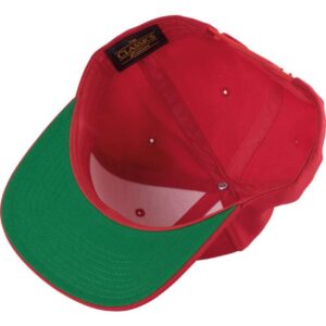 KP910 FLAT PEAK CAP - 6 PANELS