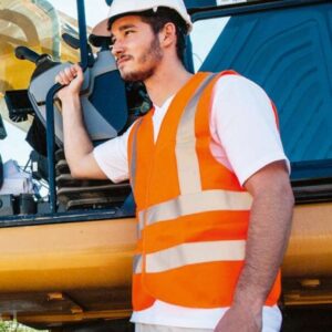 KXVR SAFETY / FUNCTIONAL VEST HANNOVER" - FOUR REFLECTIVE STRIPES"