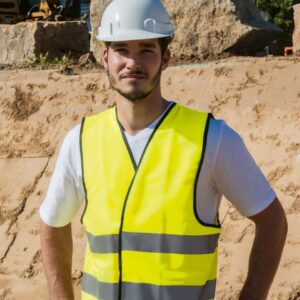KXVW SAFETY VEST WOLFSBURG" - BLACK HEM"