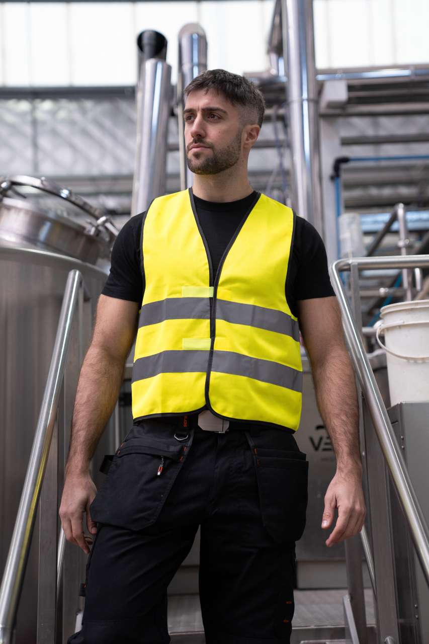 KXVW SAFETY VEST WOLFSBURG" - BLACK HEM" – Obrázok 3