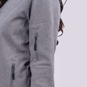 WOMEN’S 3-LAYER DETACHABLE HOODED SOFTSHELL JACKET