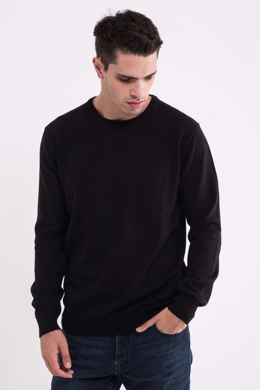 LW9188 MEN’S CREW NECK FINE GAUGE COTTON PULLOVER – Obrázok 6