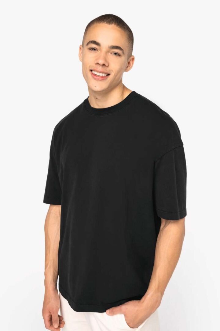 MEN'S WASHED EFFECT OVERSIZED T-SHIRT