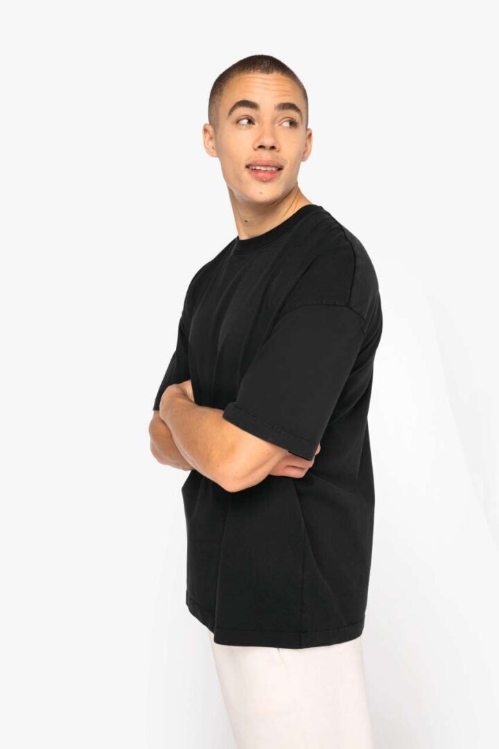 MEN'S WASHED EFFECT OVERSIZED T-SHIRT – Obrázok 4