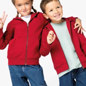 NS405 ECO-FRIENDLY KIDS’ FULL ZIP HOODED SWEATSHIRT