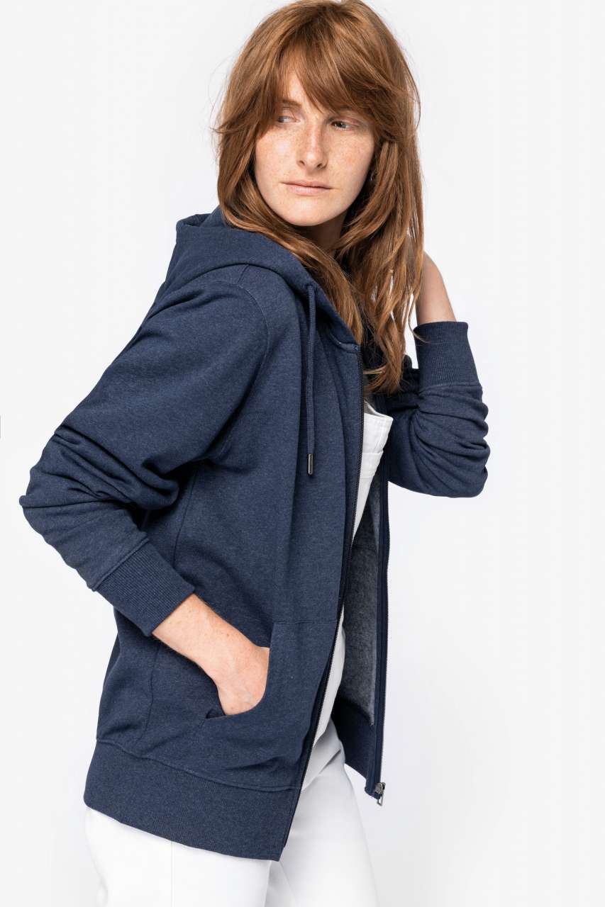 NS412 ECO-FRIENDLY UNISEX RECYCLED FULL ZIP HOODED SWEATSHIRT – Obrázok 7